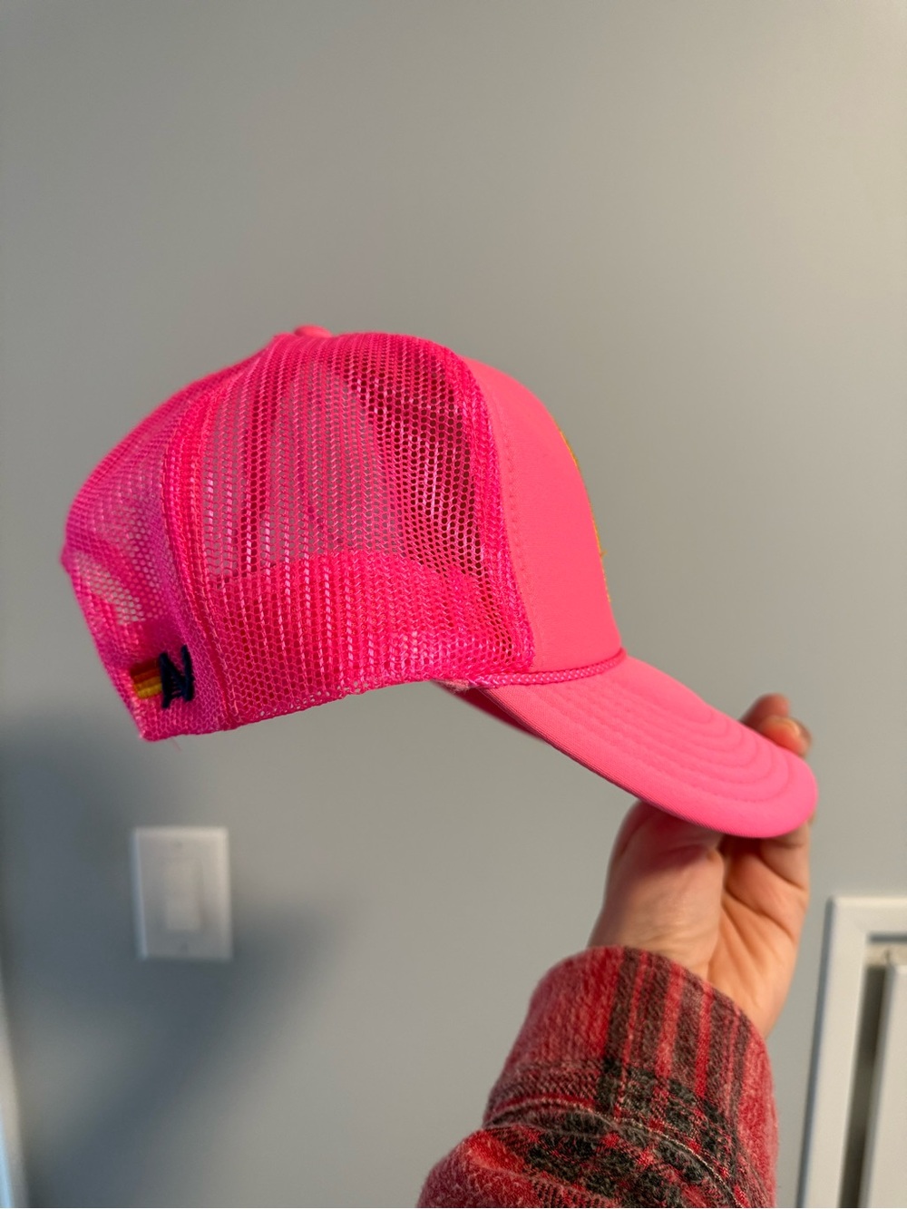 Aviator Nation Neon Pink Trucker Hag - Picture 2 of 4